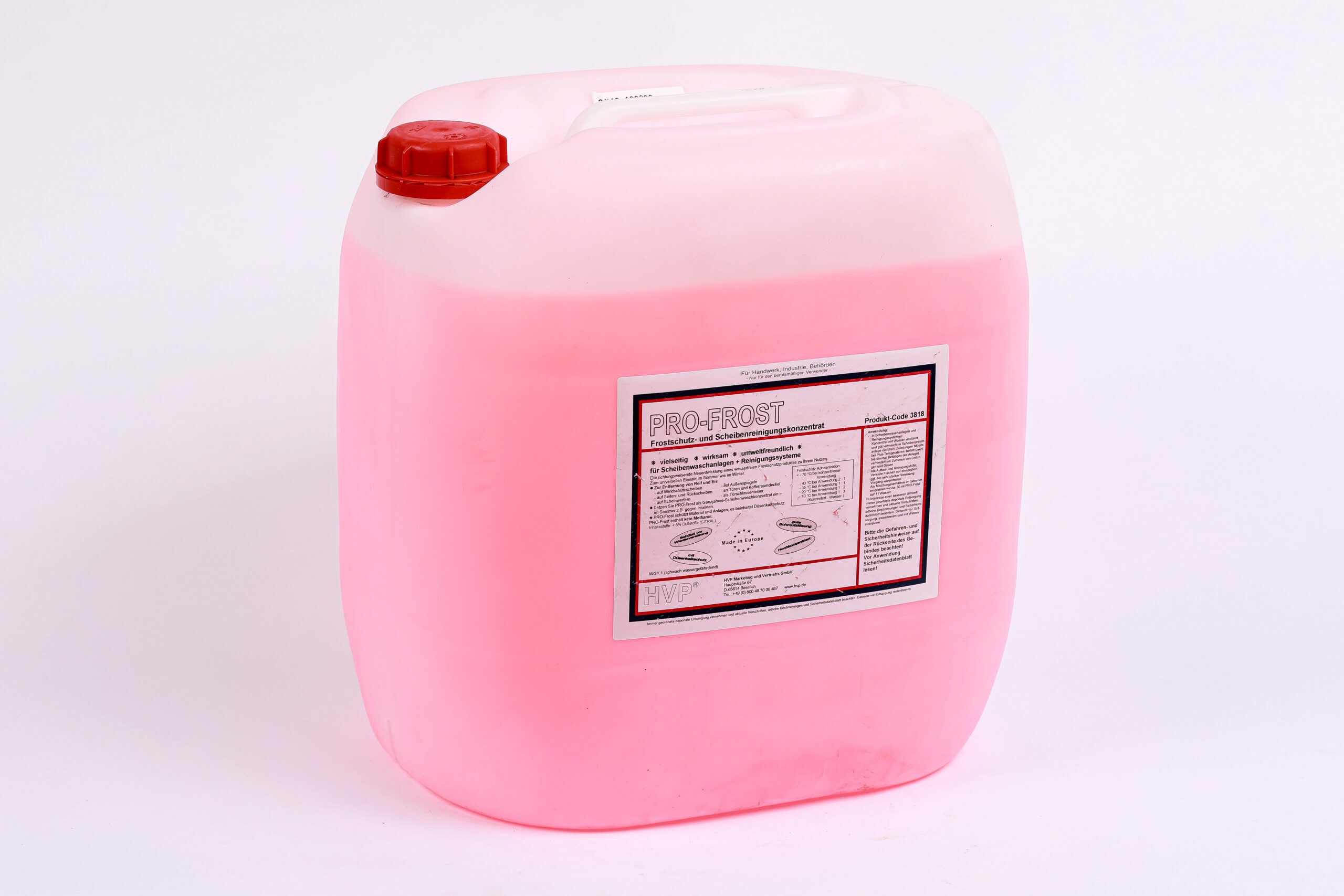 Pro Frost Hochwirksames Frostschutz- und Scheibenreinigungskonzentrat - 240 Liter